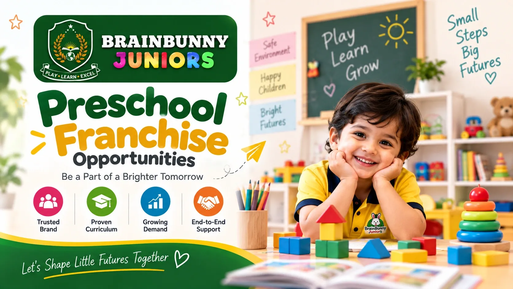 Preschool Franchise Opportunities in India: Cost, Investment & How to Start