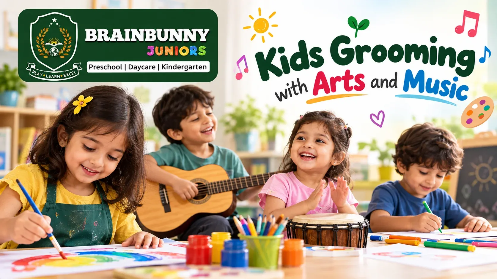 Kids Grooming with Arts and Music: Building Creativity, Confidence & Expression