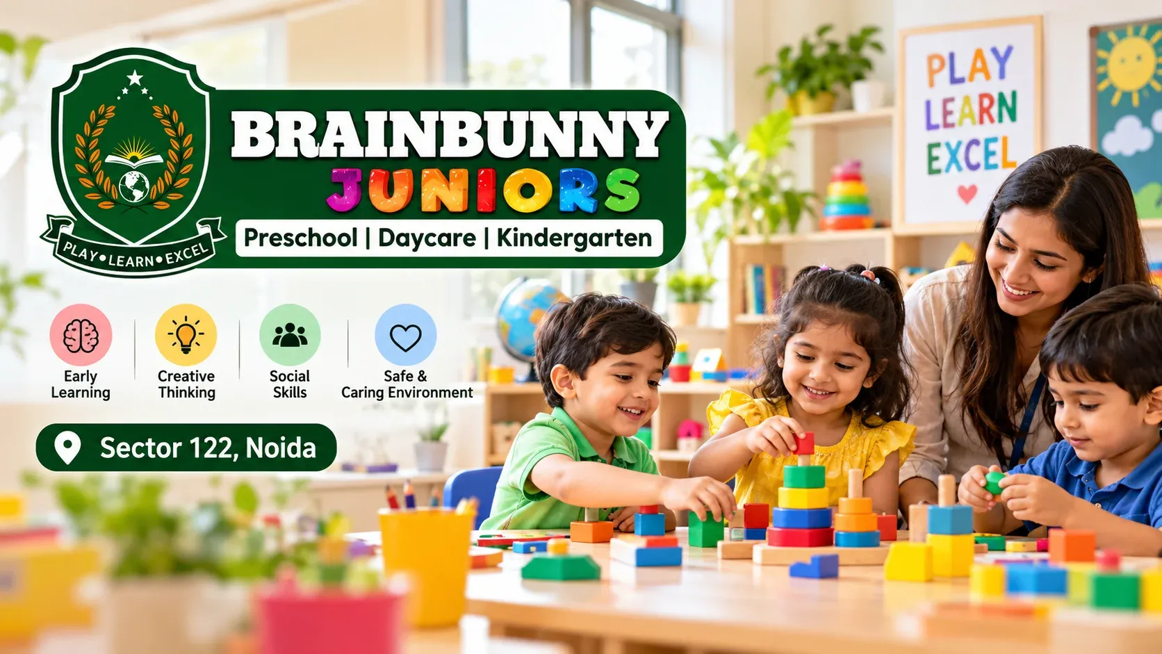 Best Preschool in Noida Sector 122 – Admissions Open