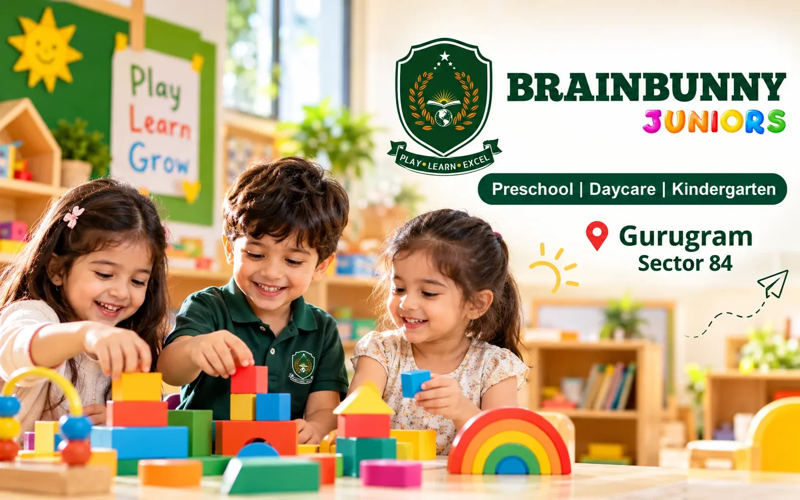 Best Preschool & Daycare in Gurugram Sector 84 – Programs, Daycare, Admission & Parent Guide