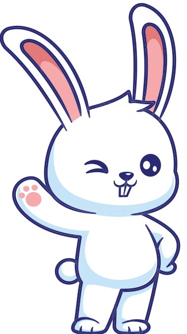 Brain Bunny Mascot