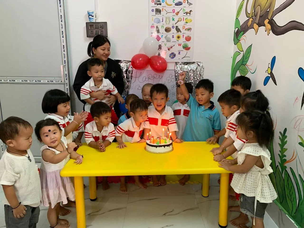 Birthday celebration at BrainBunny Juniors Dobam Branch