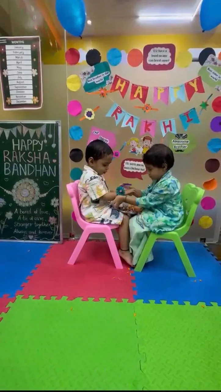 Brainbunny Juniors Gurugram Sector 84 Raksha Bandhan Activity and Celebration