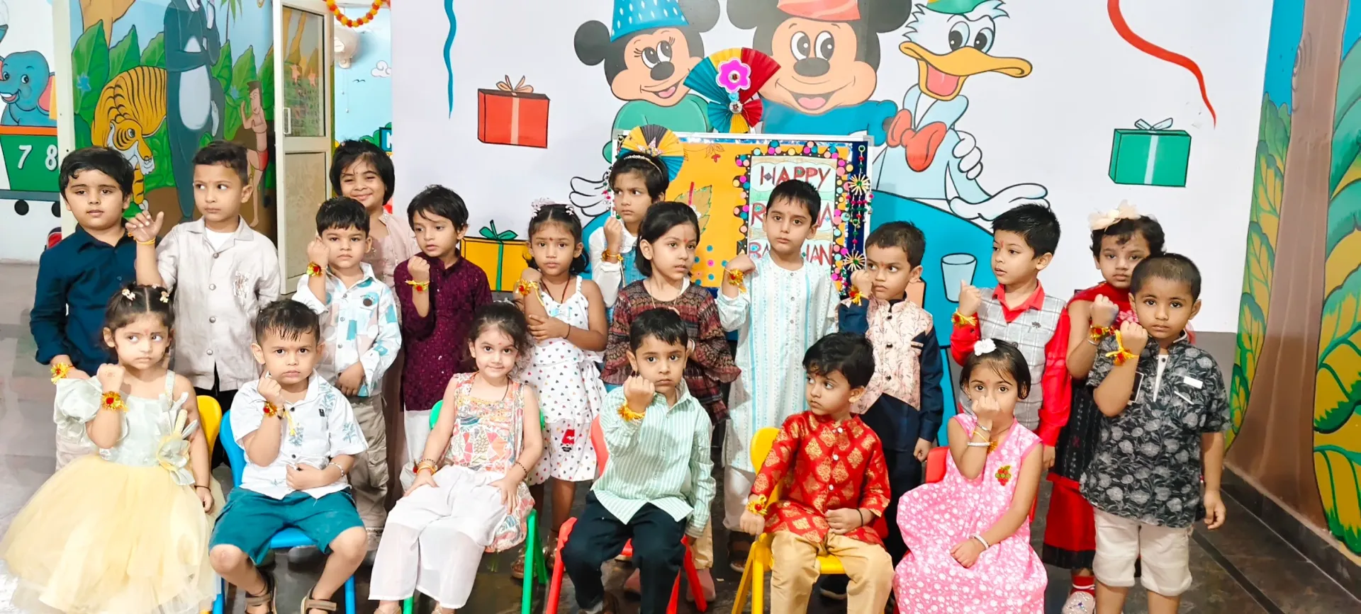 Brainbunny Juniors Gurugram Sector 93 Raksha Bandhan Activity and Celebration