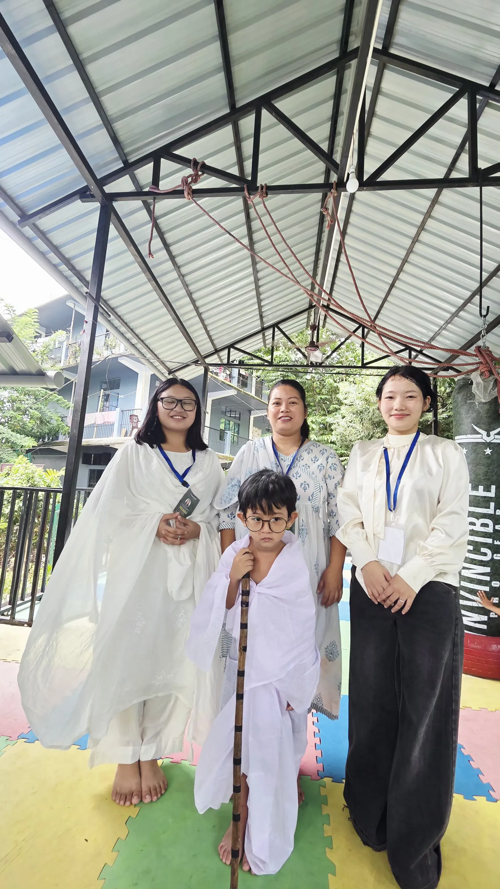 Gandhi Jayanti celebration at BrainBunny Juniors Emchi