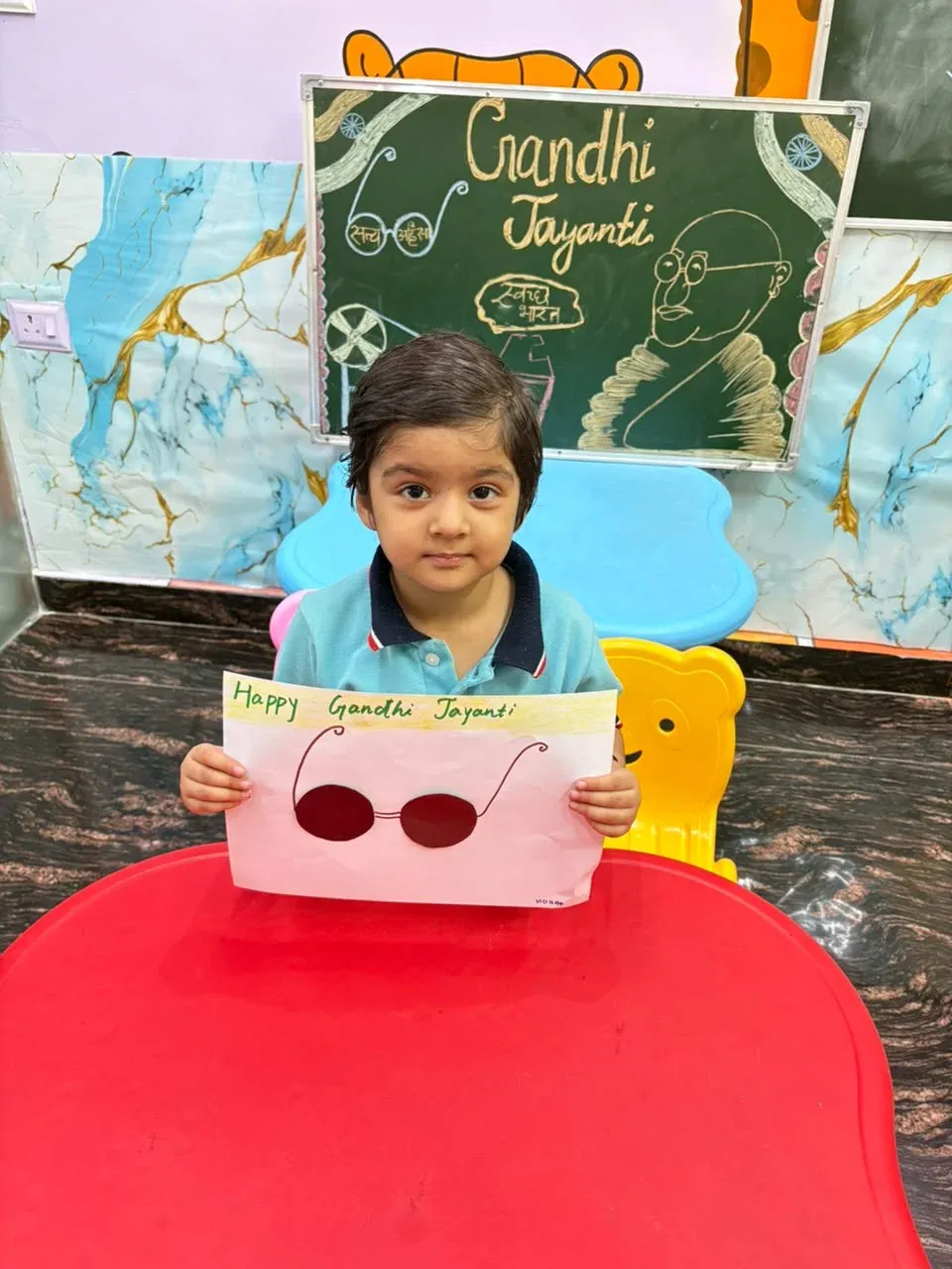 Gandhi Jayanti celebration at BrainBunny Juniors Gurugram Sector 84