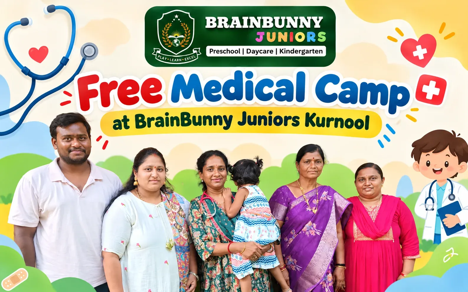 Free Medical Camp at BrainBunny Juniors – Kurnool
