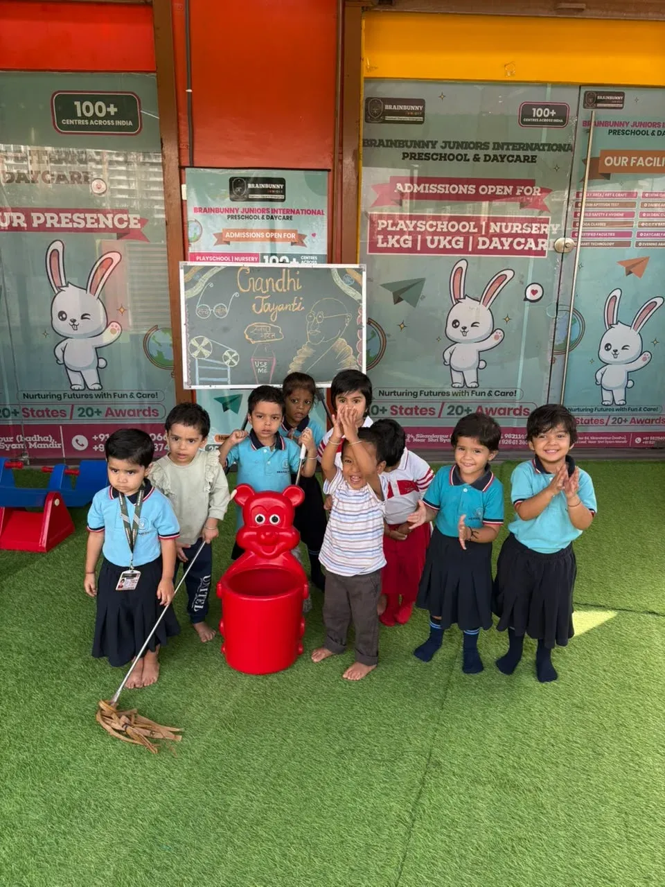 Gandhi Jayanti Celebration at BrainBunny Juniors – Gurugram Sector 84