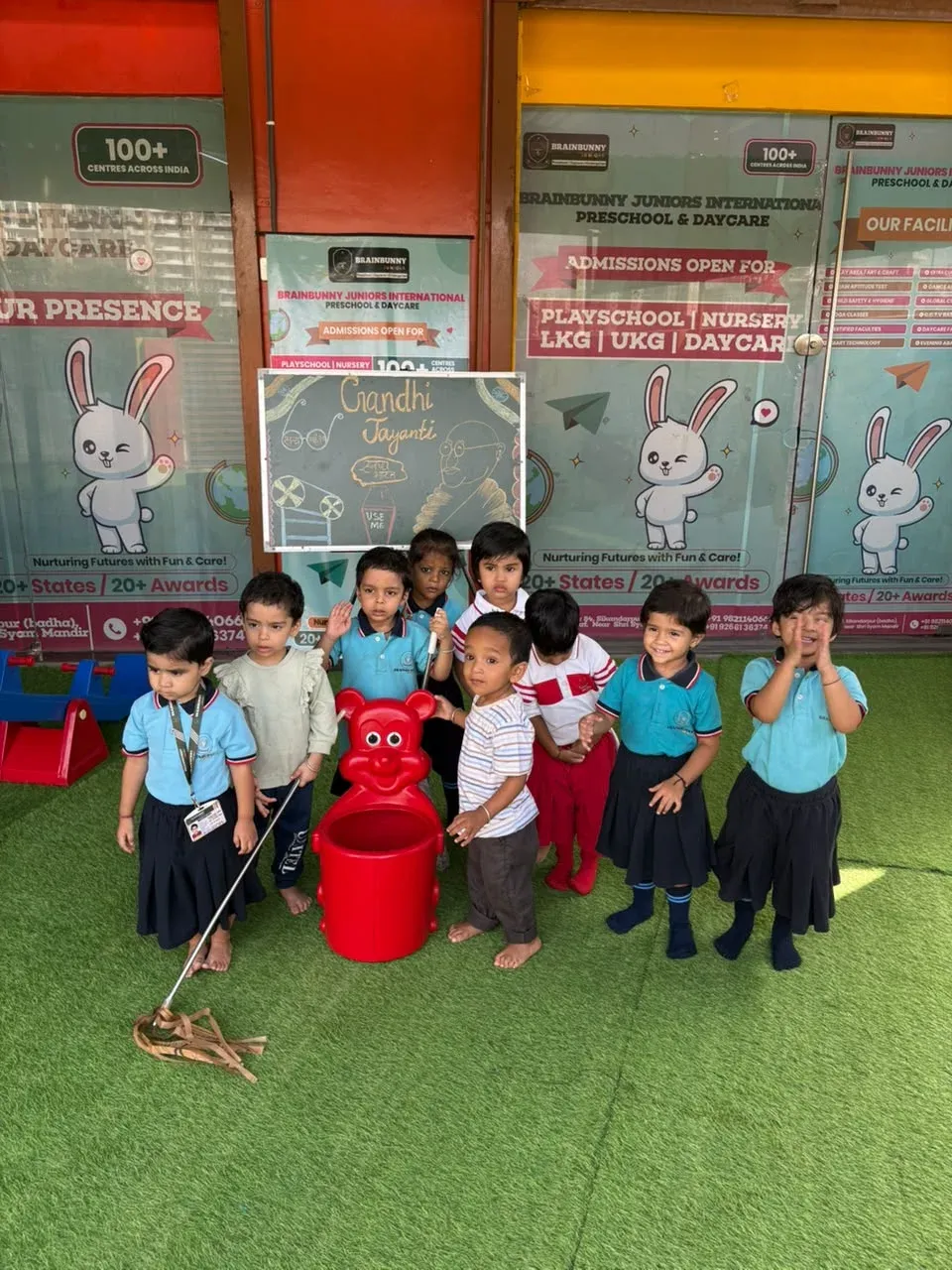 Gandhi Jayanti Celebration at BrainBunny Juniors – Gurugram Sector 84