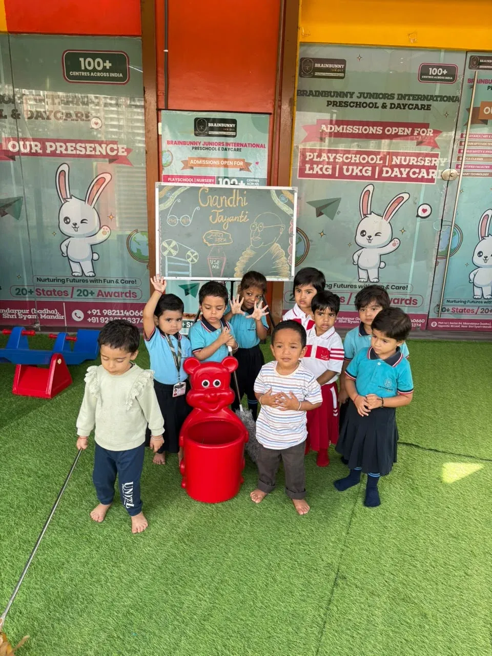 Gandhi Jayanti Celebration at BrainBunny Juniors – Gurugram Sector 84