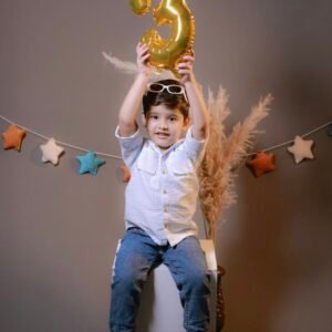 Children playing games during a birthday party at BrainBunny Juniors