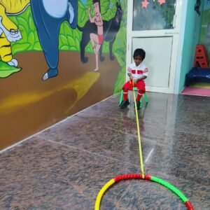 Preschool kids learning through indoor play at BrainBunny Juniors