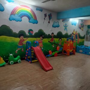 Music and activity corner for preschool kids