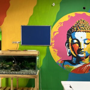 Modern classroom design for kids at BrainBunny Juniors