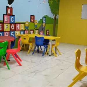 Drawing and creativity area for preschool children