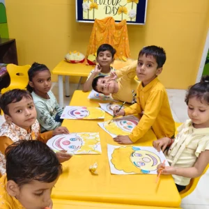 Joyful Yellow Day celebration spreading happiness at BrainBunny Juniors Gurugram