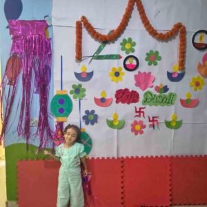 BrainBunny Juniors Ghaziabad students enjoy Diwali festival with lights and joy