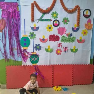 Colourful Diwali celebration spreading happiness at BrainBunny Juniors Preschool Ghaziabad