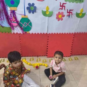 Preschool kids explore Indian culture during Diwali celebration in Ghaziabad