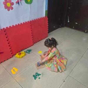 Preschool kids dressed in traditional attire for Diwali celebration in Ghaziabad