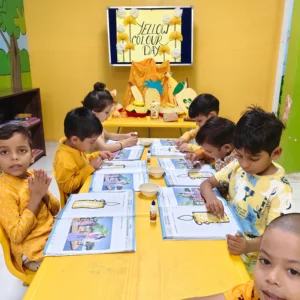 BrainBunny Juniors Gurugram kids brighten the day with Yellow Colour Day celebration