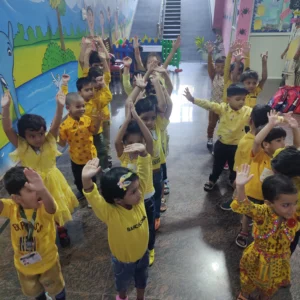 Yellow Colour Day celebration helps children learn colour identification in a playful way