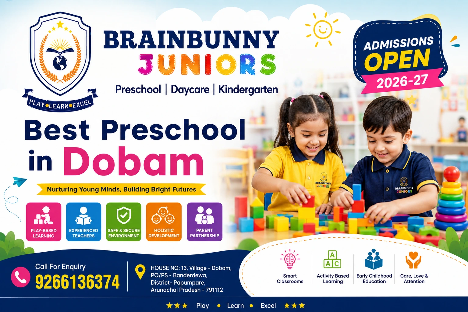Best Preschool in Dobam for Early Learning and Child Development